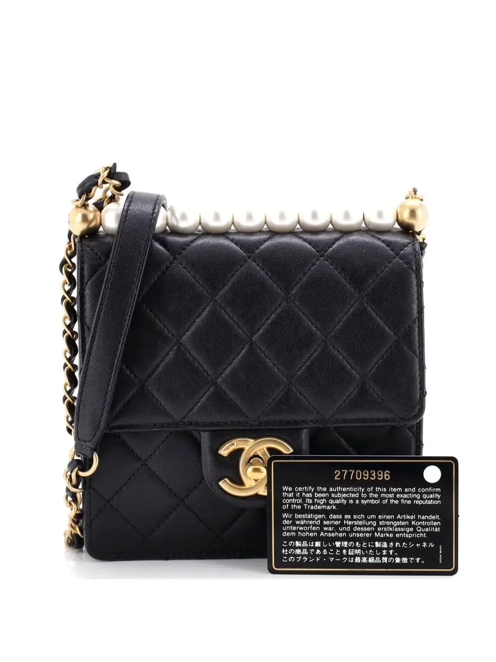 Chanel Chic Pearls Flap Bag Quilted #277170C29B